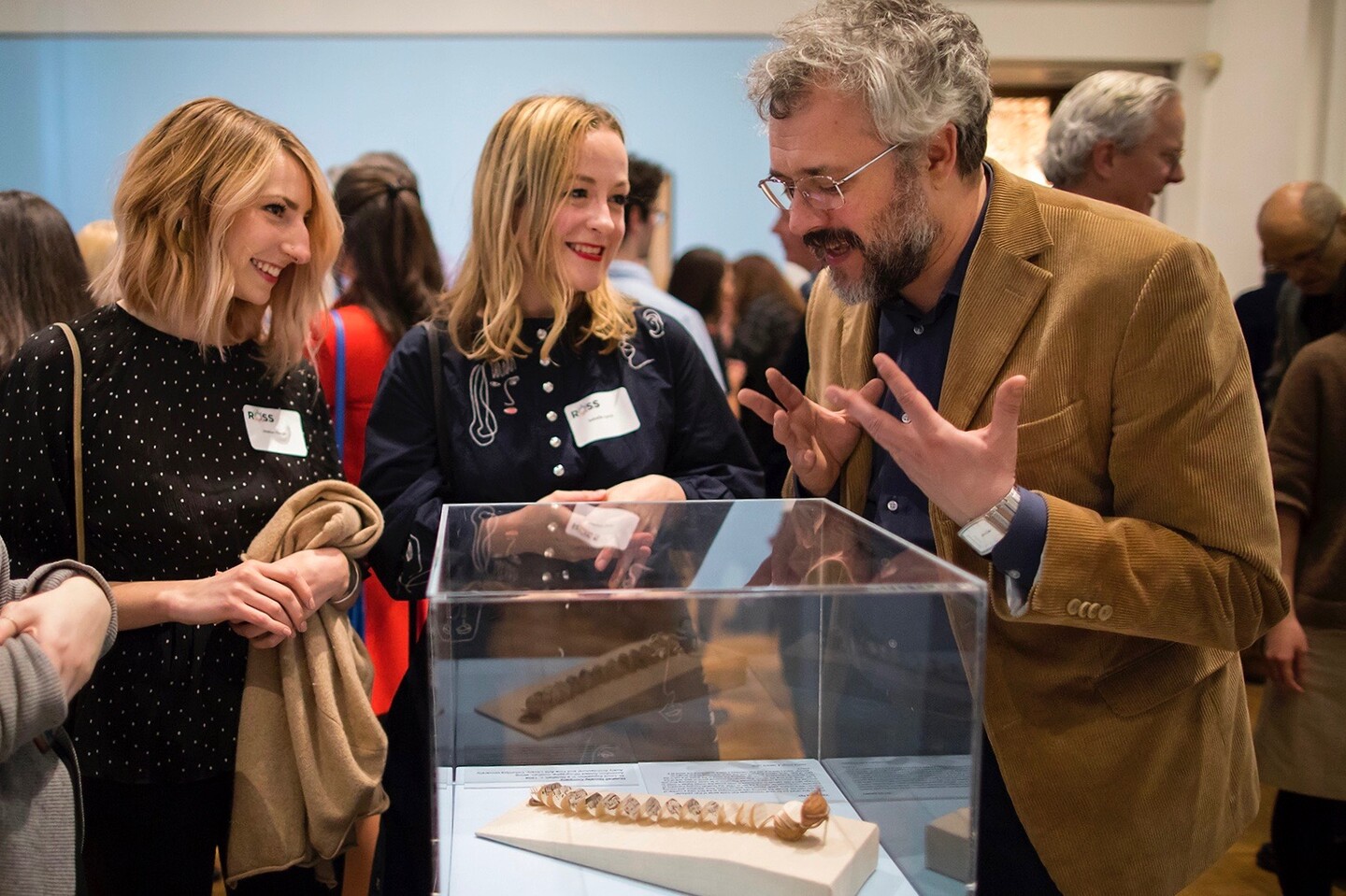 Penn Professor André Dombrowski teaches an art history curatorial class. 