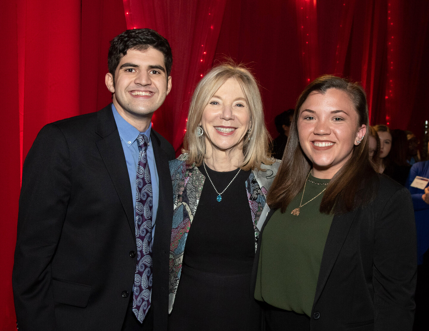 JJ Vulopas Amy Gutmann and Erica Dienes