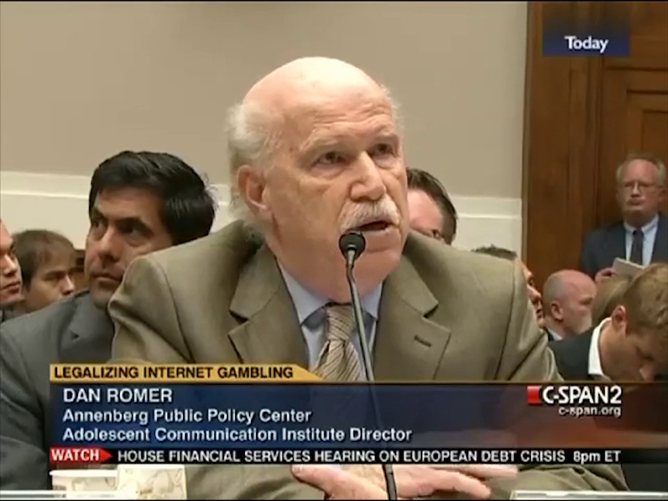 dan romer talks about internet gambling