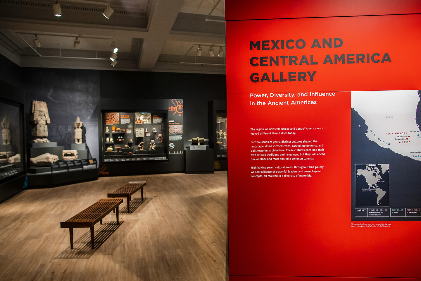 entrance to penn museum mexico and central america