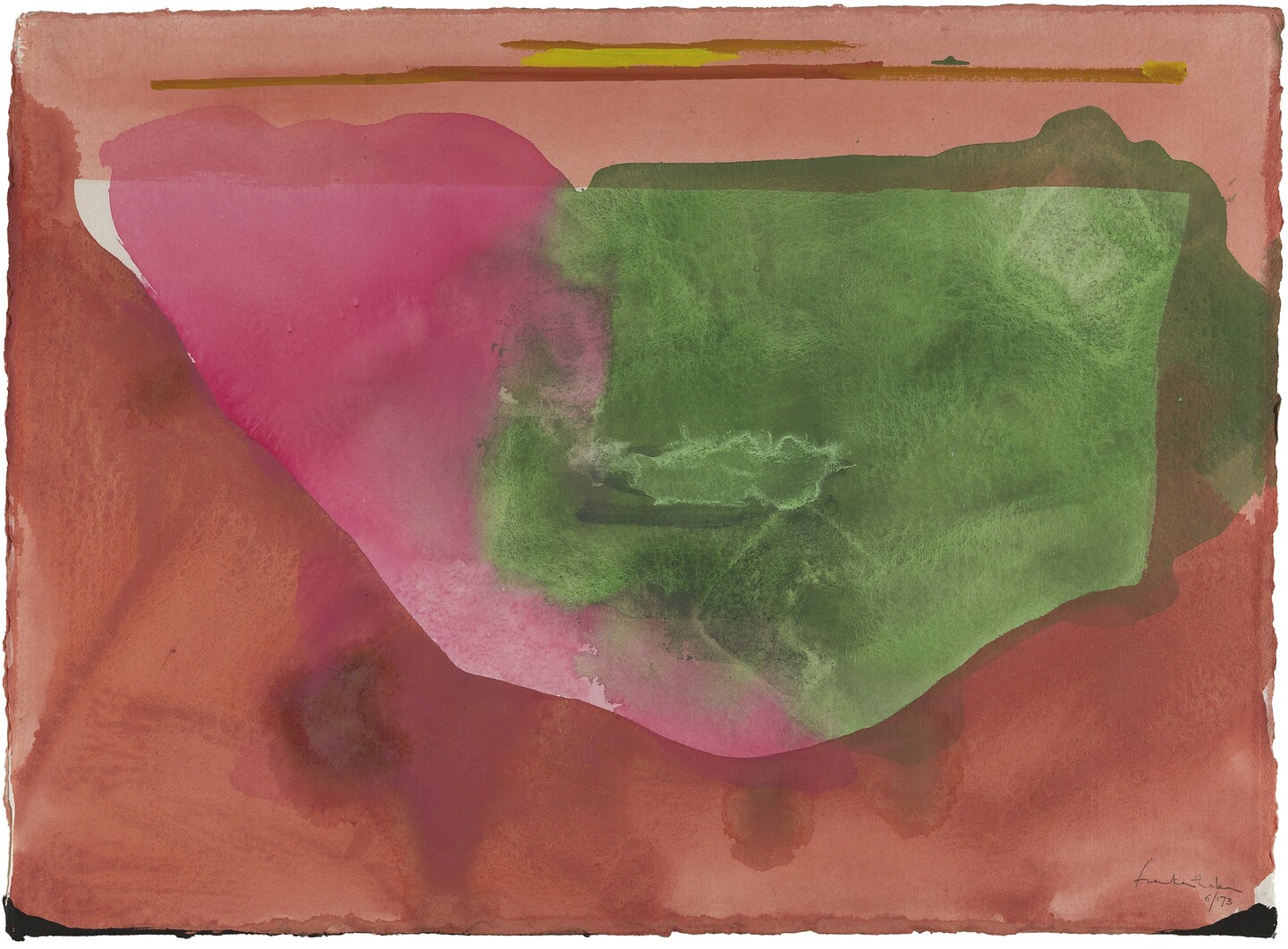 Assortment of colors arranged to create abstract artwork.