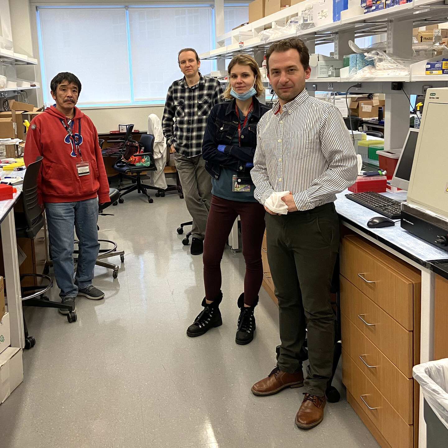 covid-19 vaccine team photo