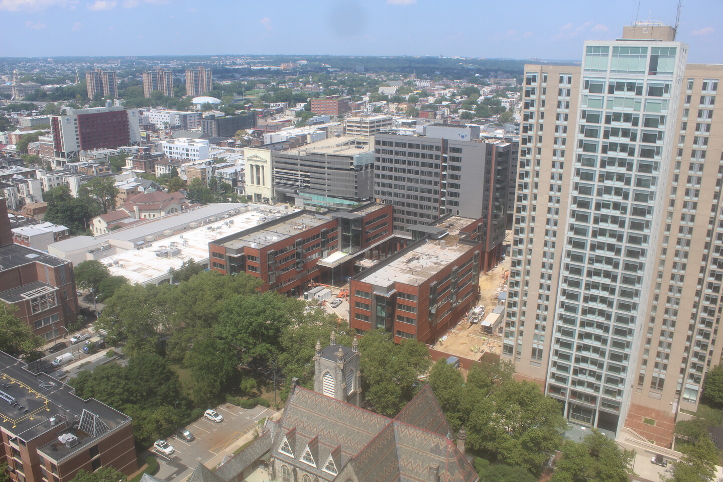 Aerial view of New College House West