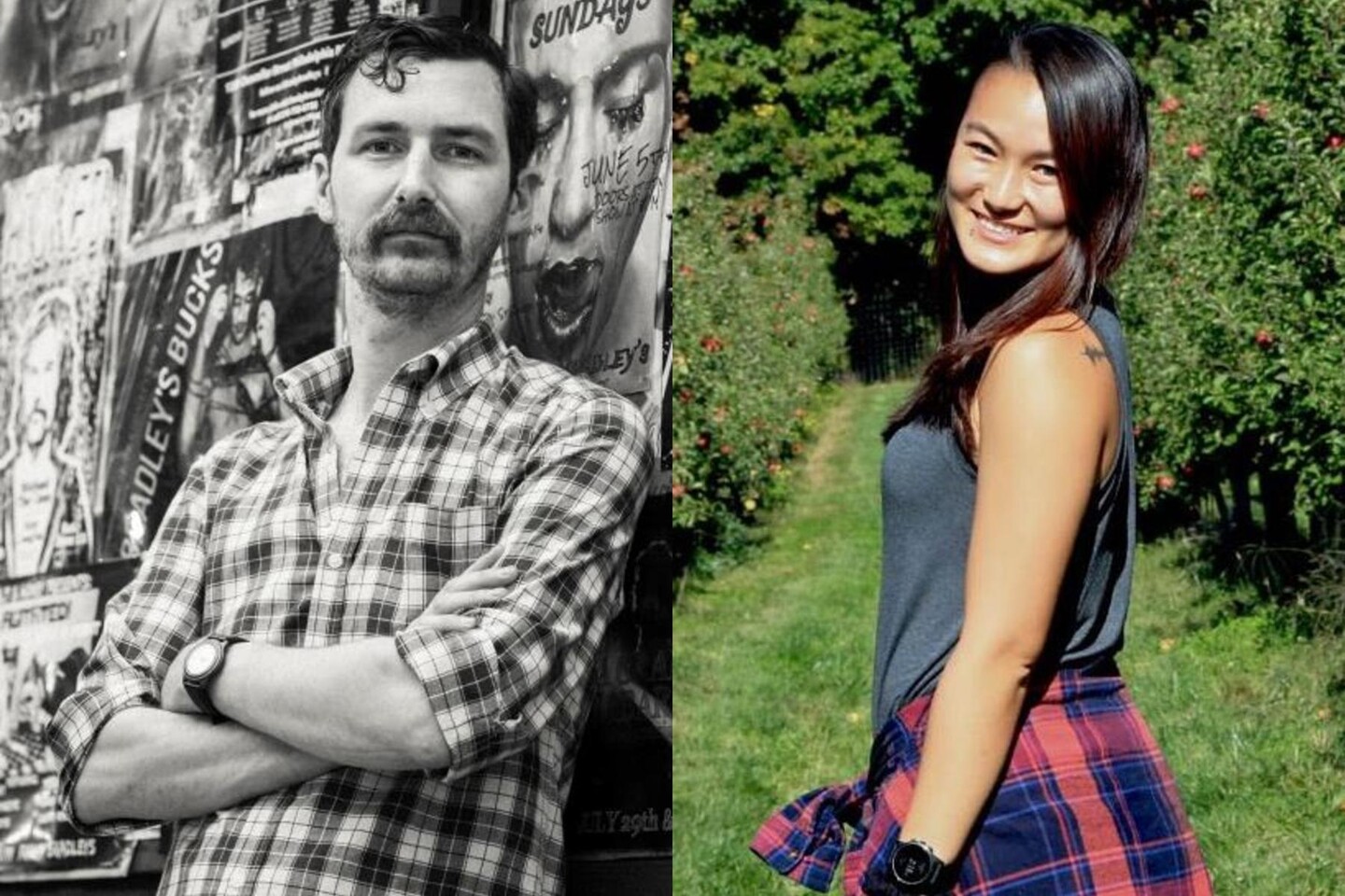 portraits of michael fichman and jia yuan