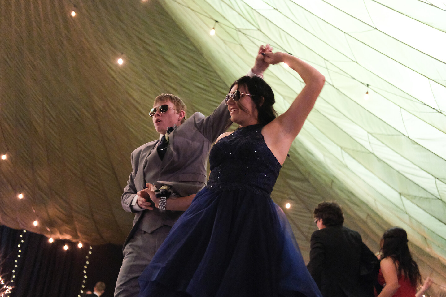 dancing at prom