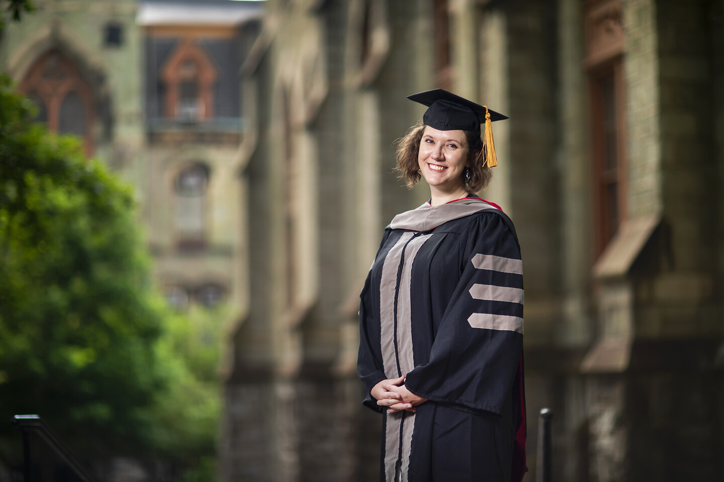 emily gardner at commencement 2020