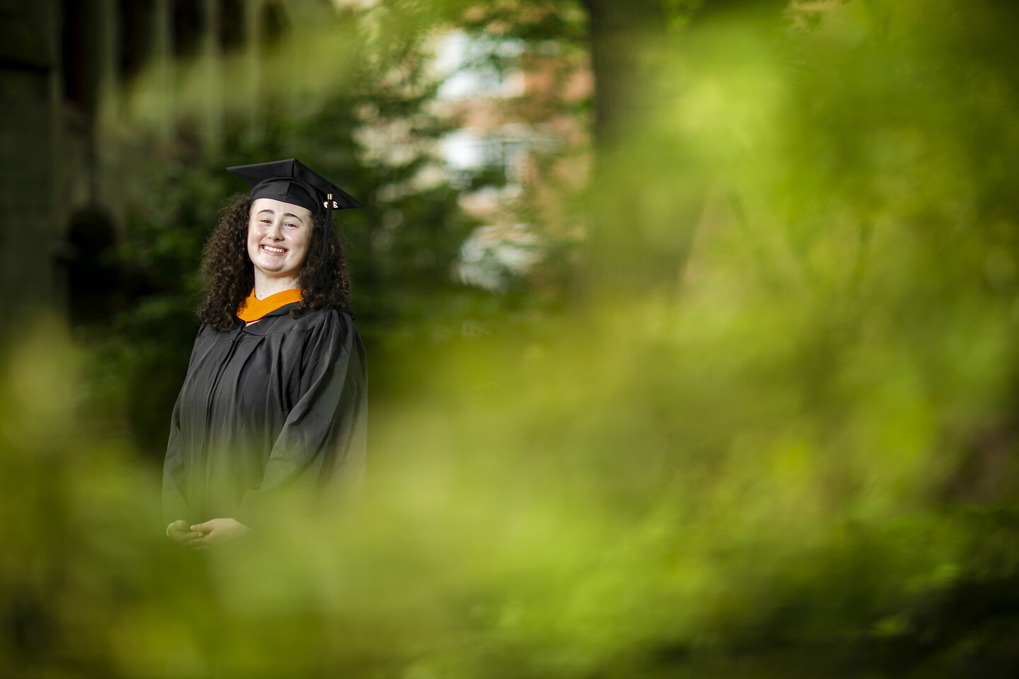 caroline bourneuf at 2020 commencement