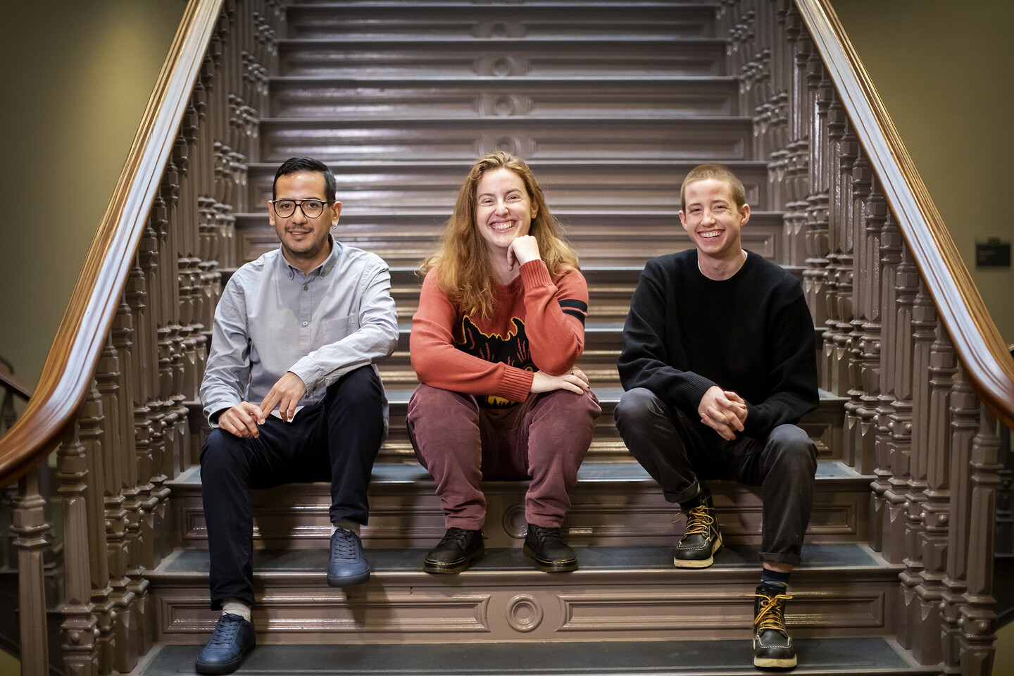 students studying queer art history