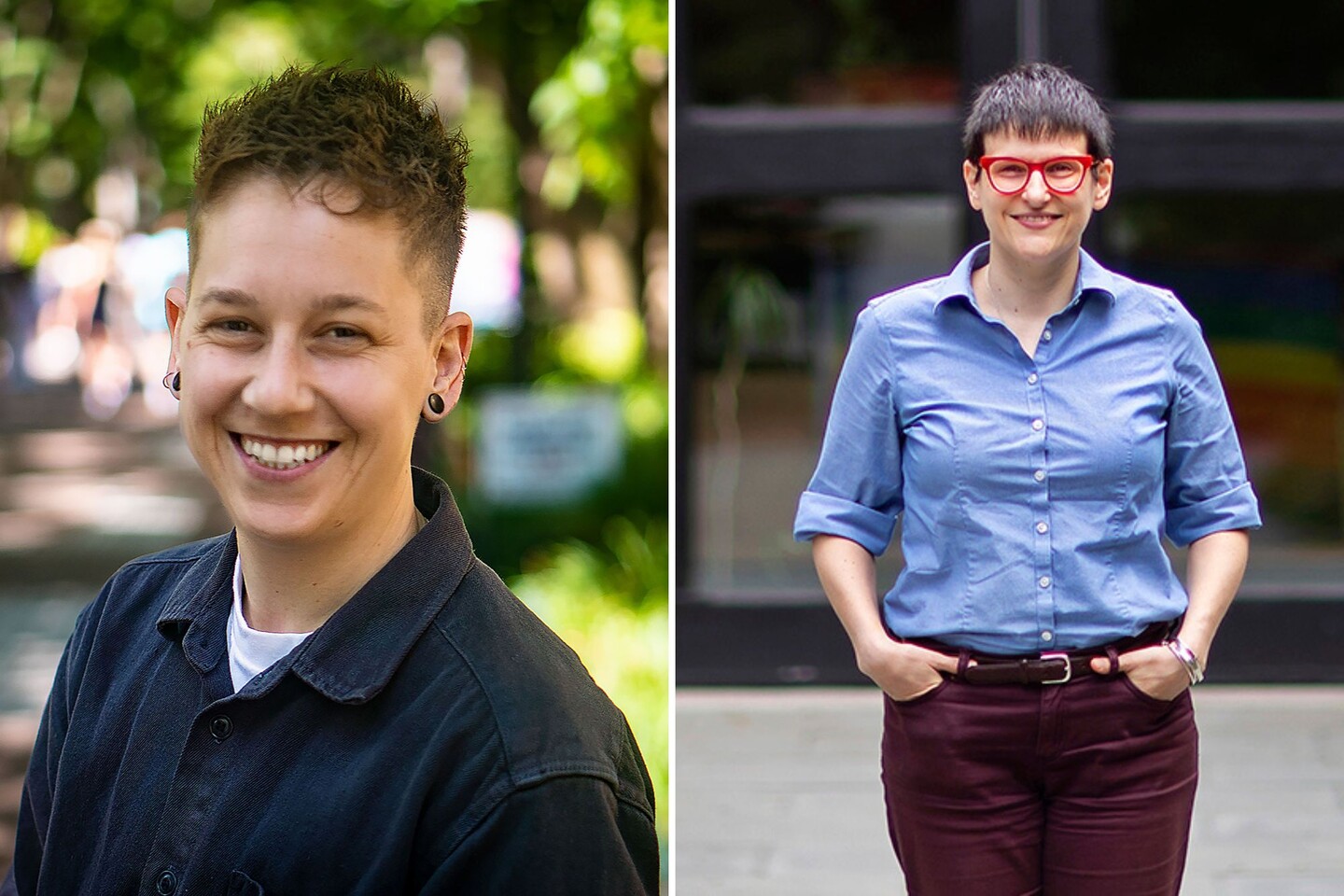 Left: Wes Alvers. Right: Erin Cross.