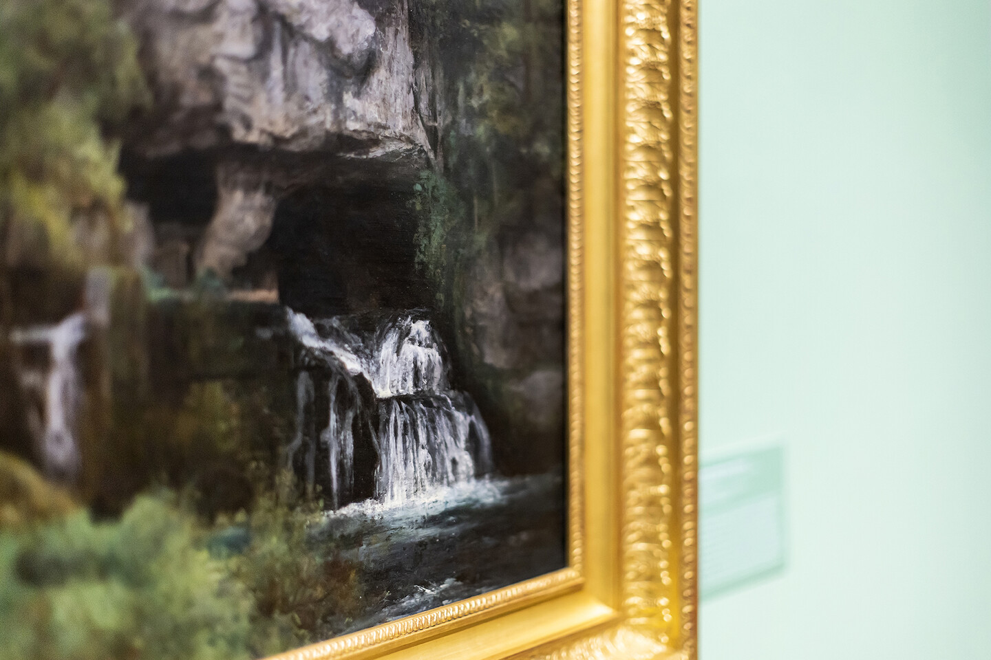 detail of courbet painting