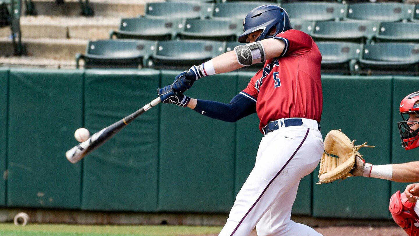 Wyatt Henseler swings at a pitch