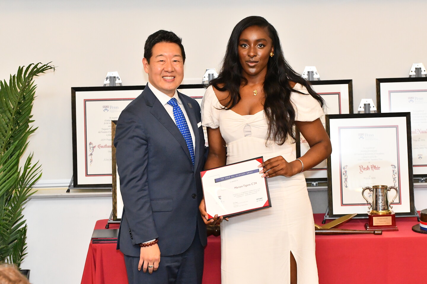 Karu Kozuma and Mariam Tigane