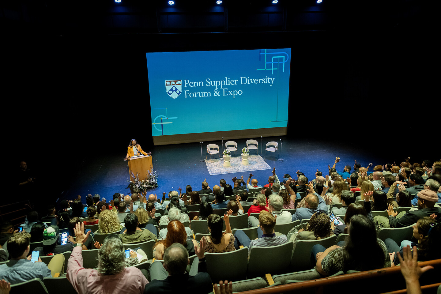 The audience at the Penn Supplier Diversity Forum