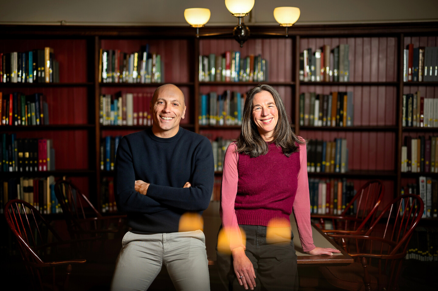 Vincent Reina and Sara Jaffee.