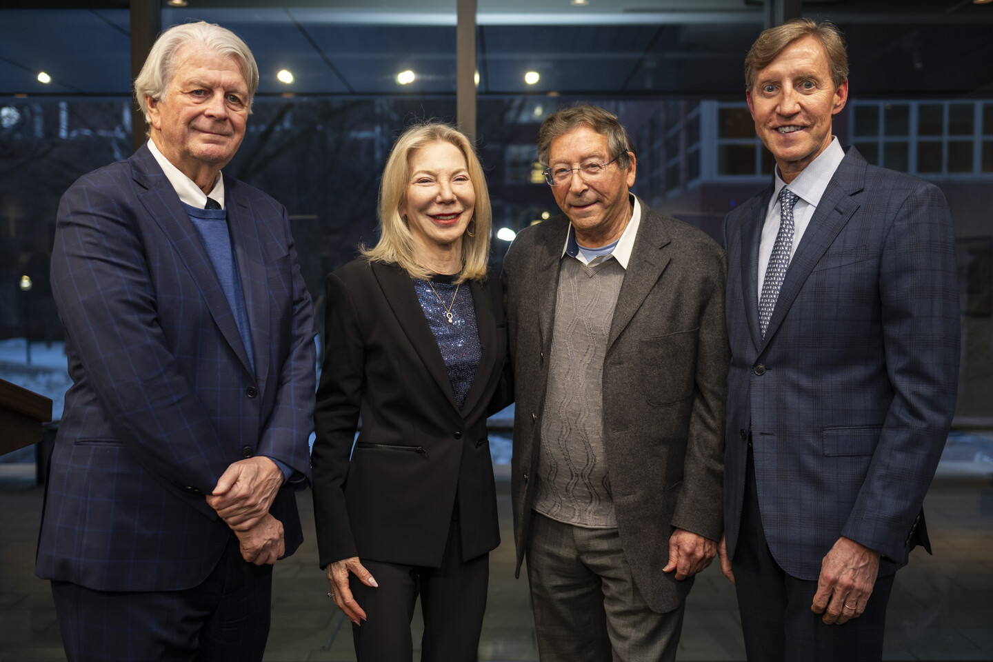 Fritz Steiner, Amy Gutmann, Stuart Weitzman, and J. Larry Jameson.