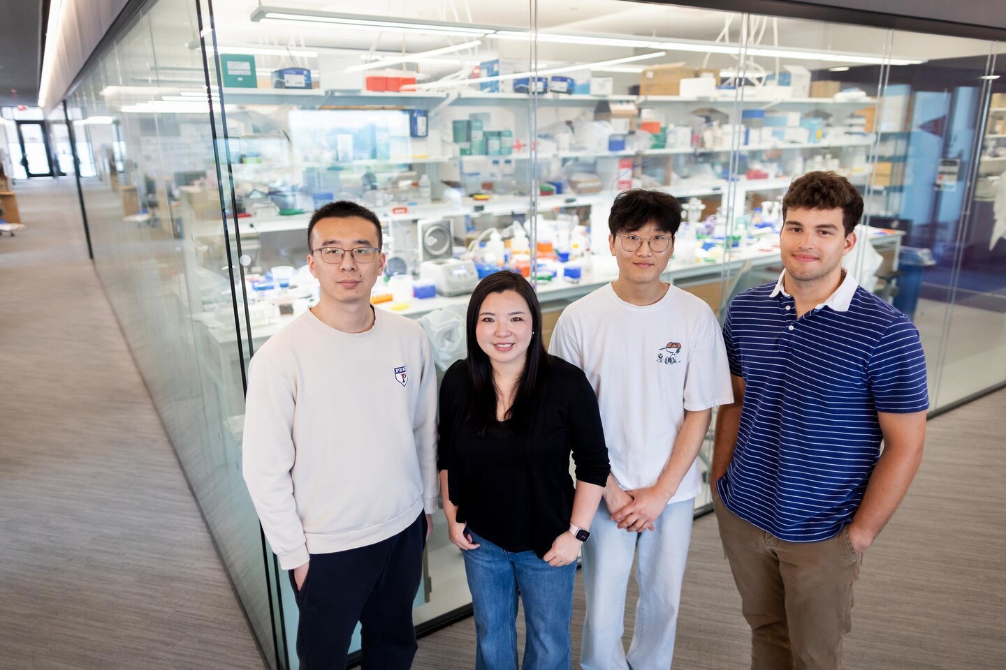 Chunxiao Sun, Xue "Sherry" Gao, Chris Keum, and Harry Hearn.