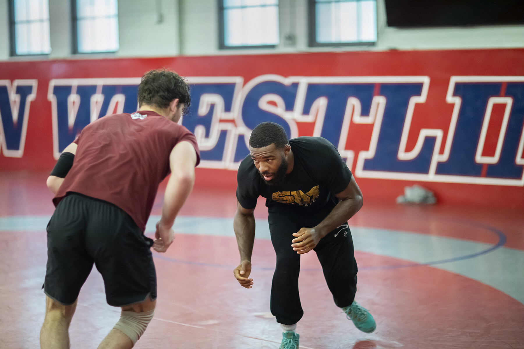 olympic wrestler trains with penn wrestling team