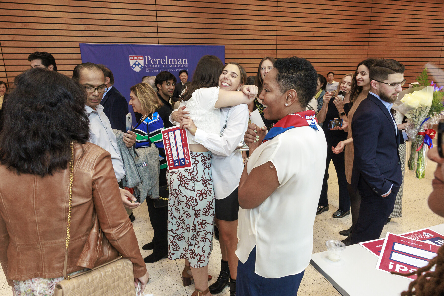 Penn Med students celebrating at Match Day.