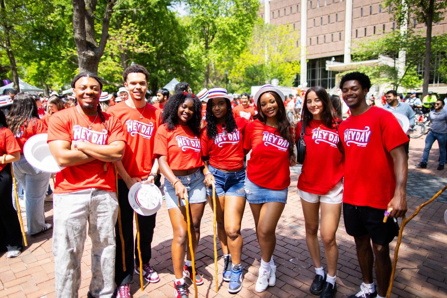 Students at Penn’s Hey Day 2025 celebration.