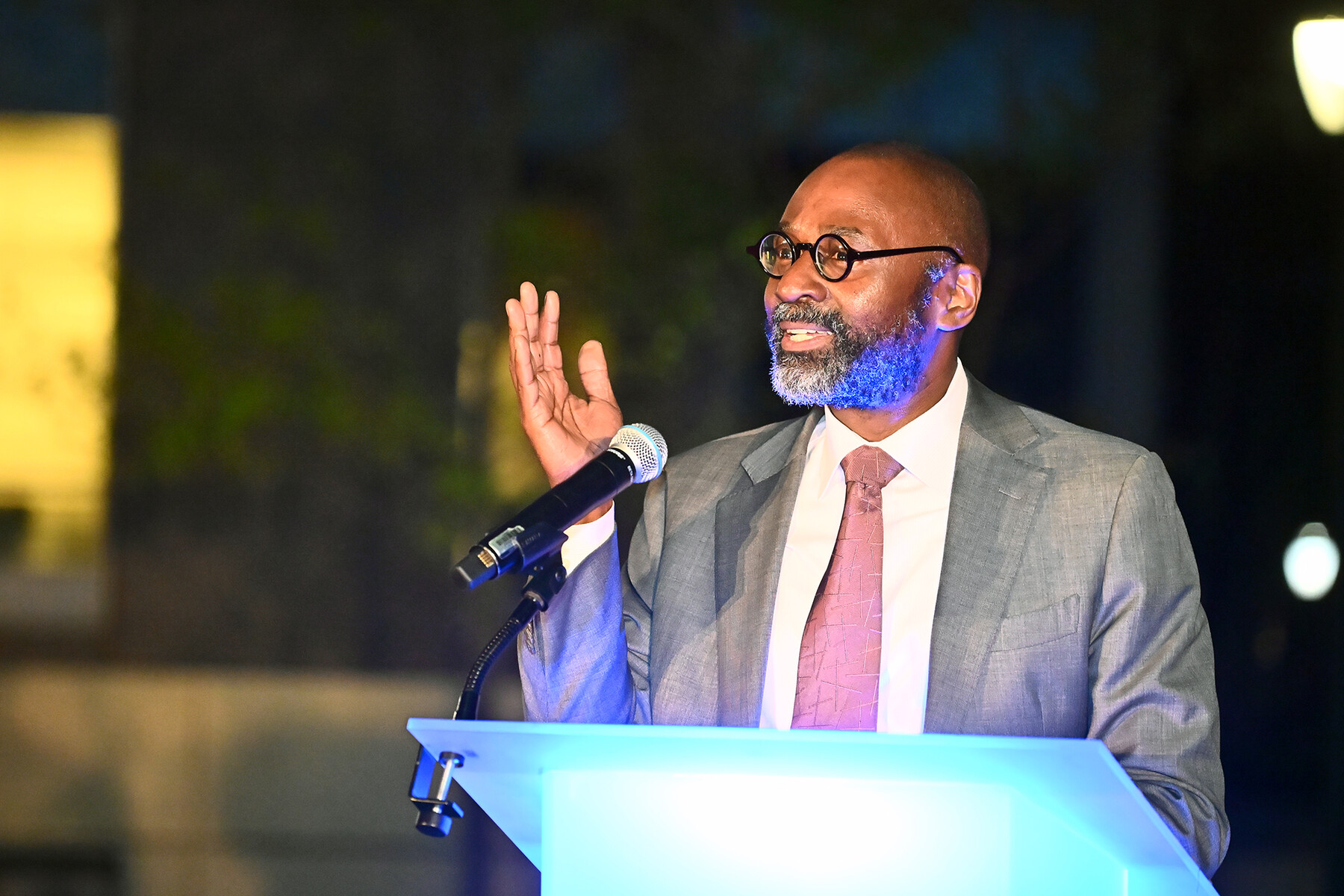 Provost John L. Jackson, Jr. speaking at Penn’s U-Night.