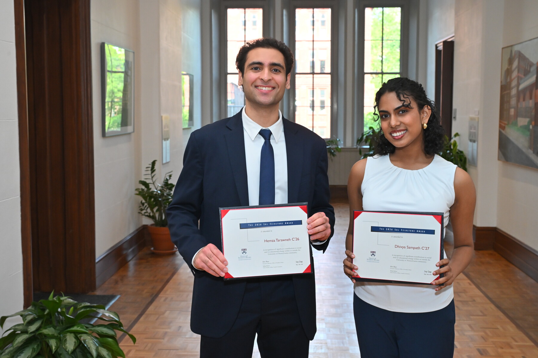 Hemza Tarawneh and Dhivya Sampath.