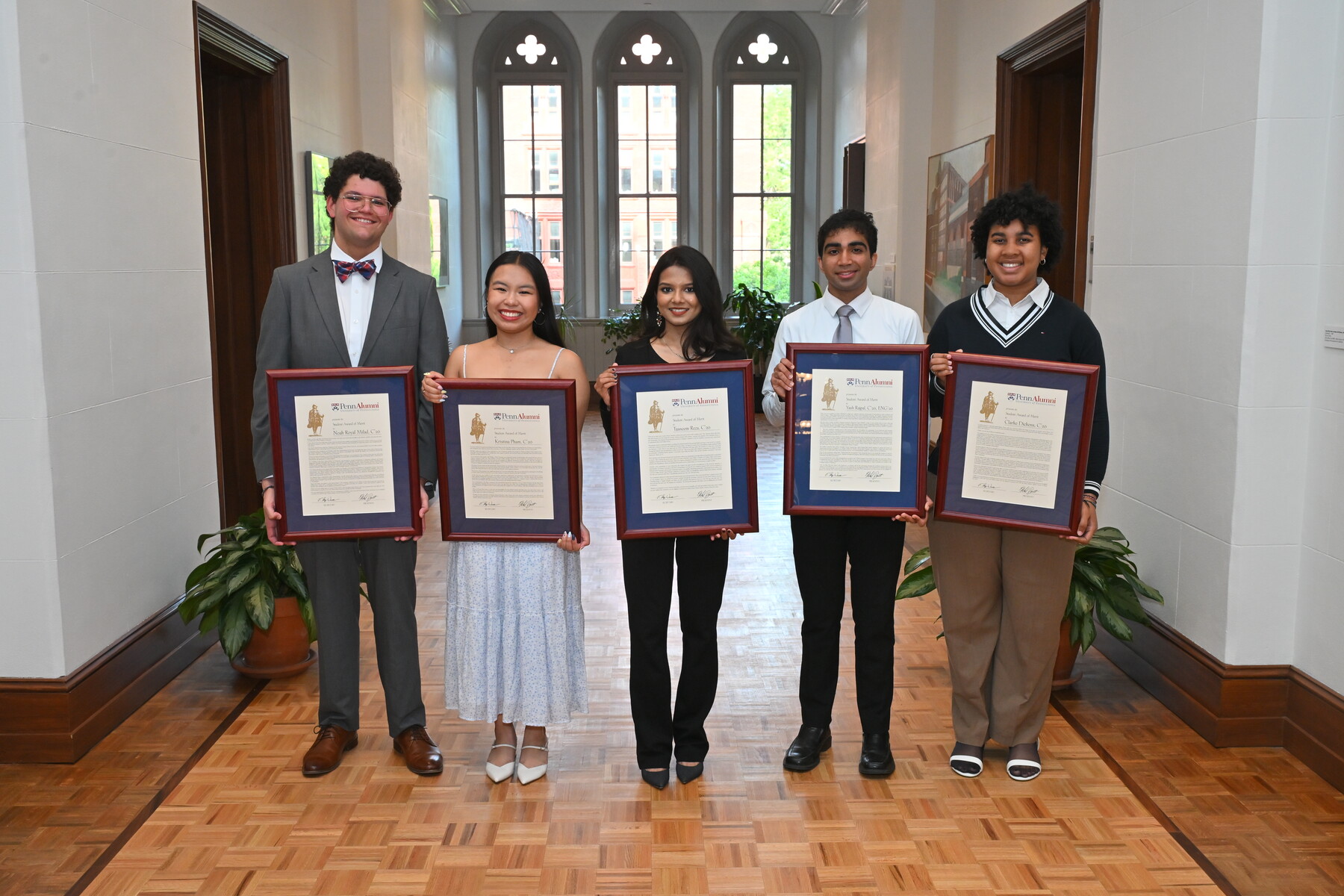 Noah Milad, Kristina Pham, Tasneem Reza, Yash Rajpal, and Clarke Dickens.