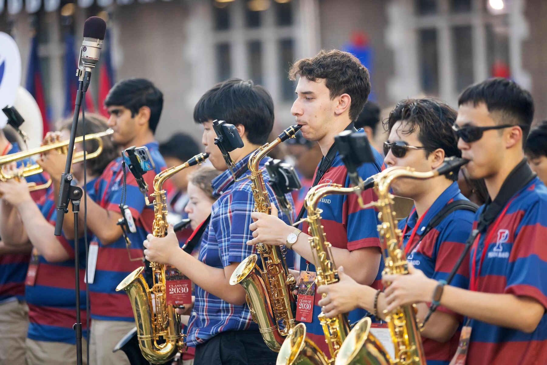 The Penn Band playing during Convocation.