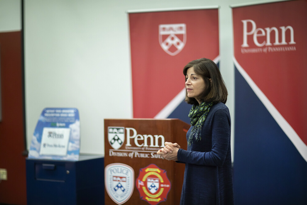 Perrone Jeanmarie at DPS press conference