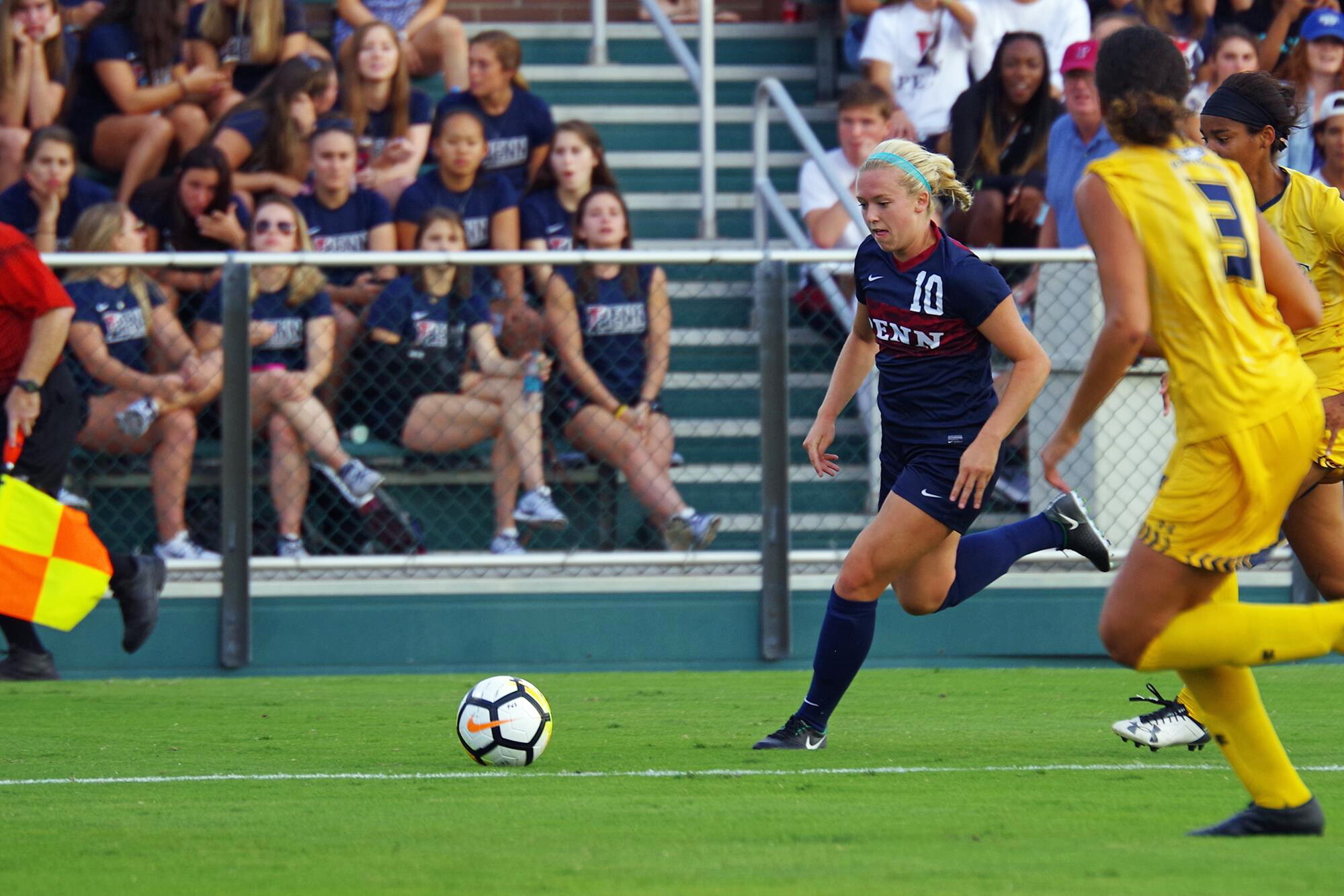Penn women's soccer Brush