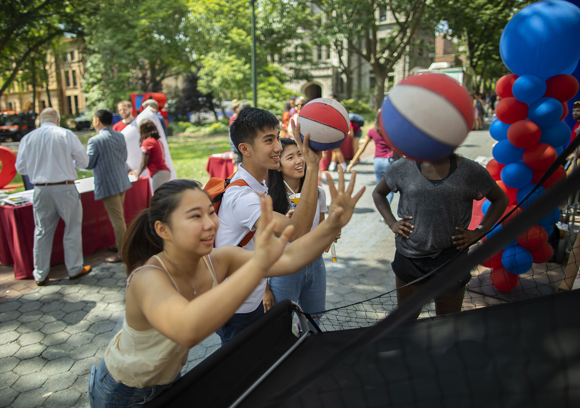 Basketball during Day of Play 