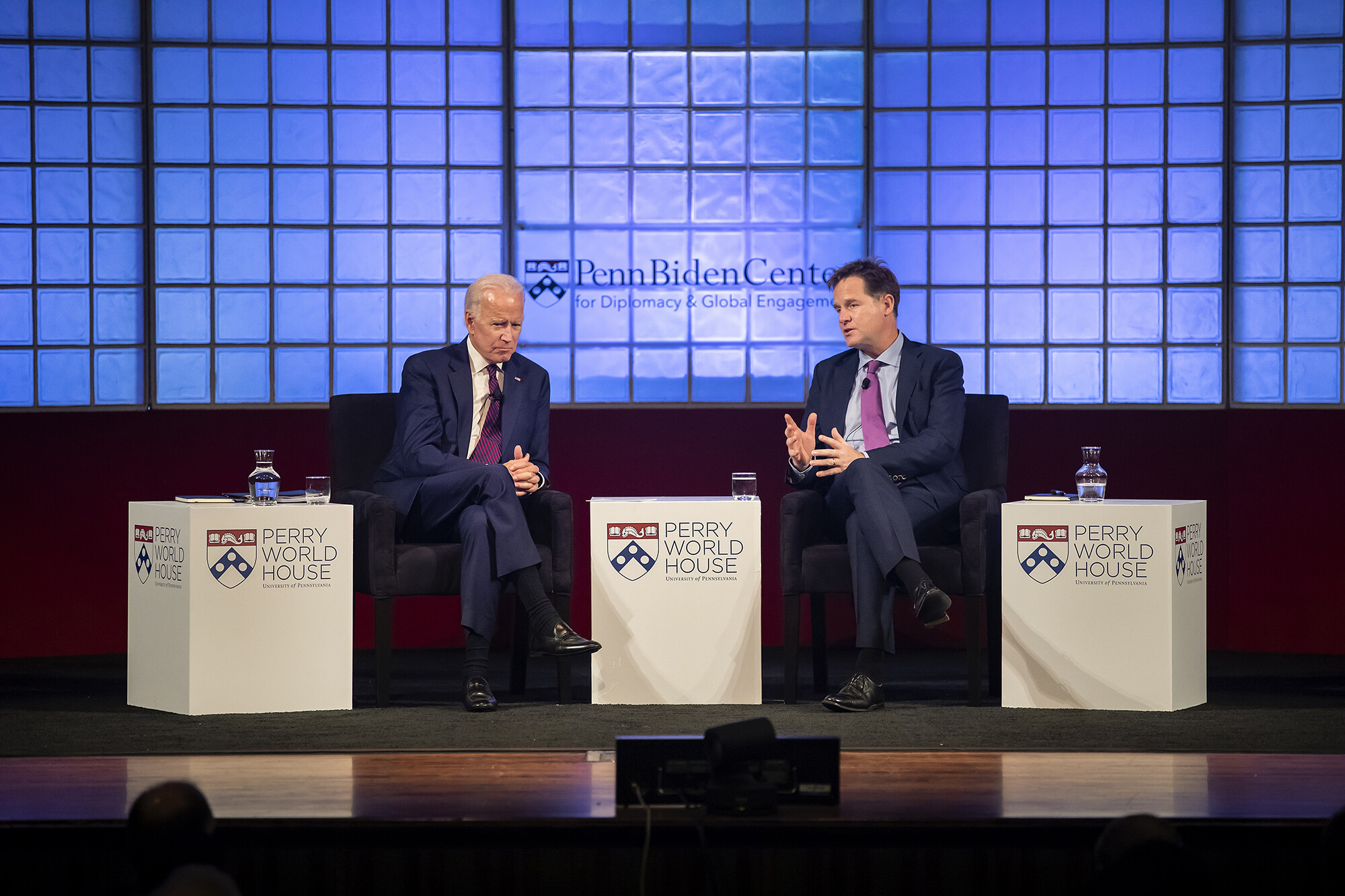 47th Vice President of the United States Joe Biden & Former U.K. Deputy Prime Minister Nick Clegg