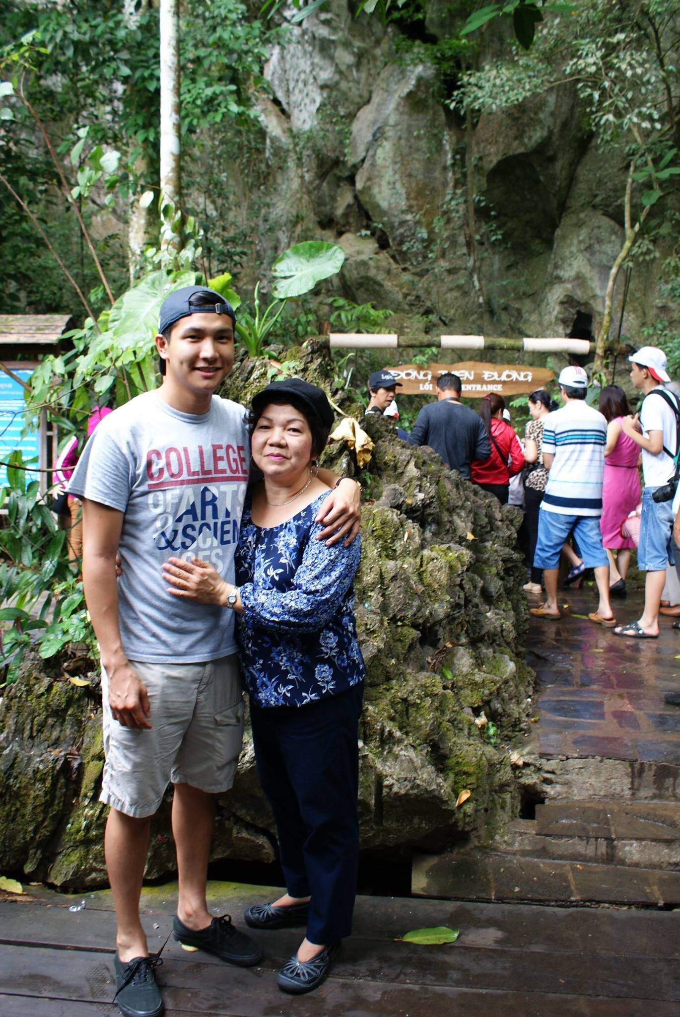 David Thai and his mom 