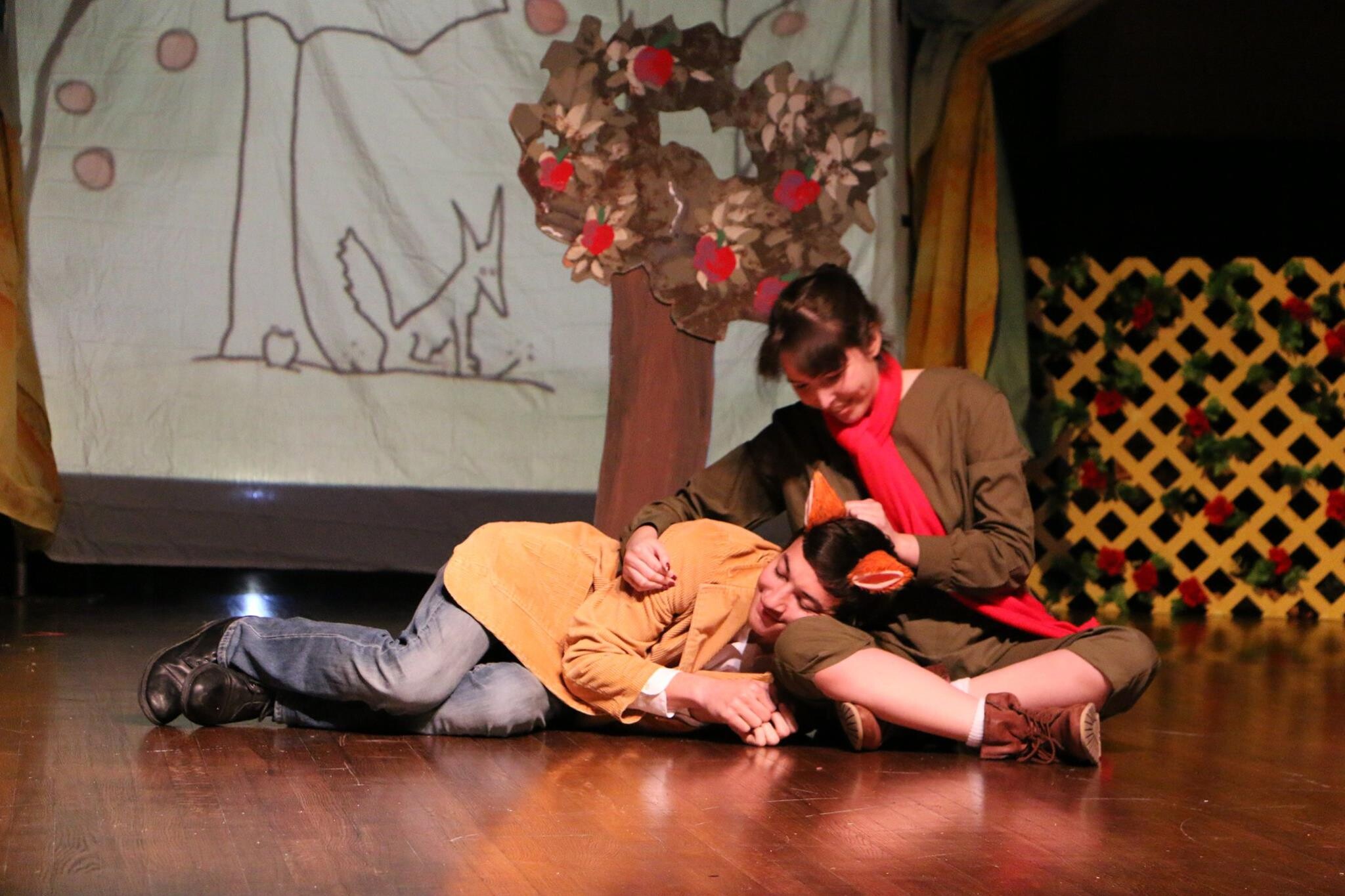 Scene from The Fantastic Mr Fox produced by Stimulus Children's TheatreIn Spring 2018, Stimulus Children’s Theatre produced “The Fantastic Mr. Fox.” (Photo: Stimulus Children’s Theatre Archives.)