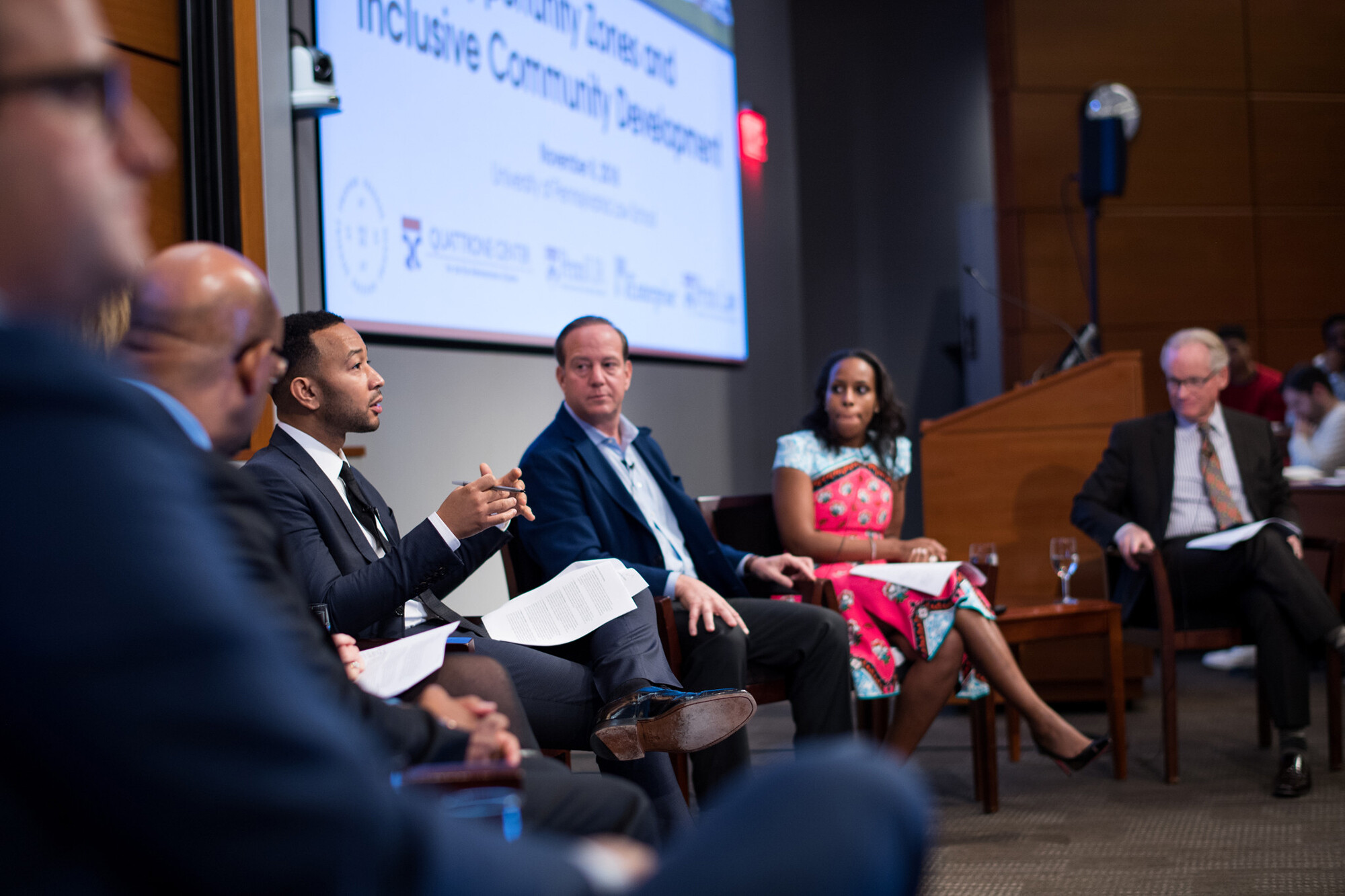 John Legend moderates panel at Penn Law