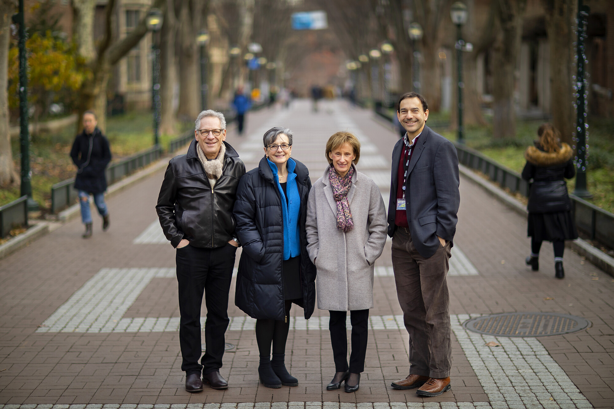 Stew Friedman, Lucy Wolf Tuton, Stephanie Abduhl, and Ivan Dmochowski
