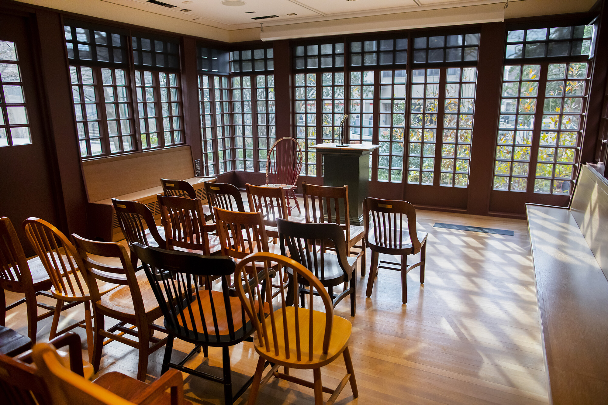 renovated interior of kelly writers house cafe