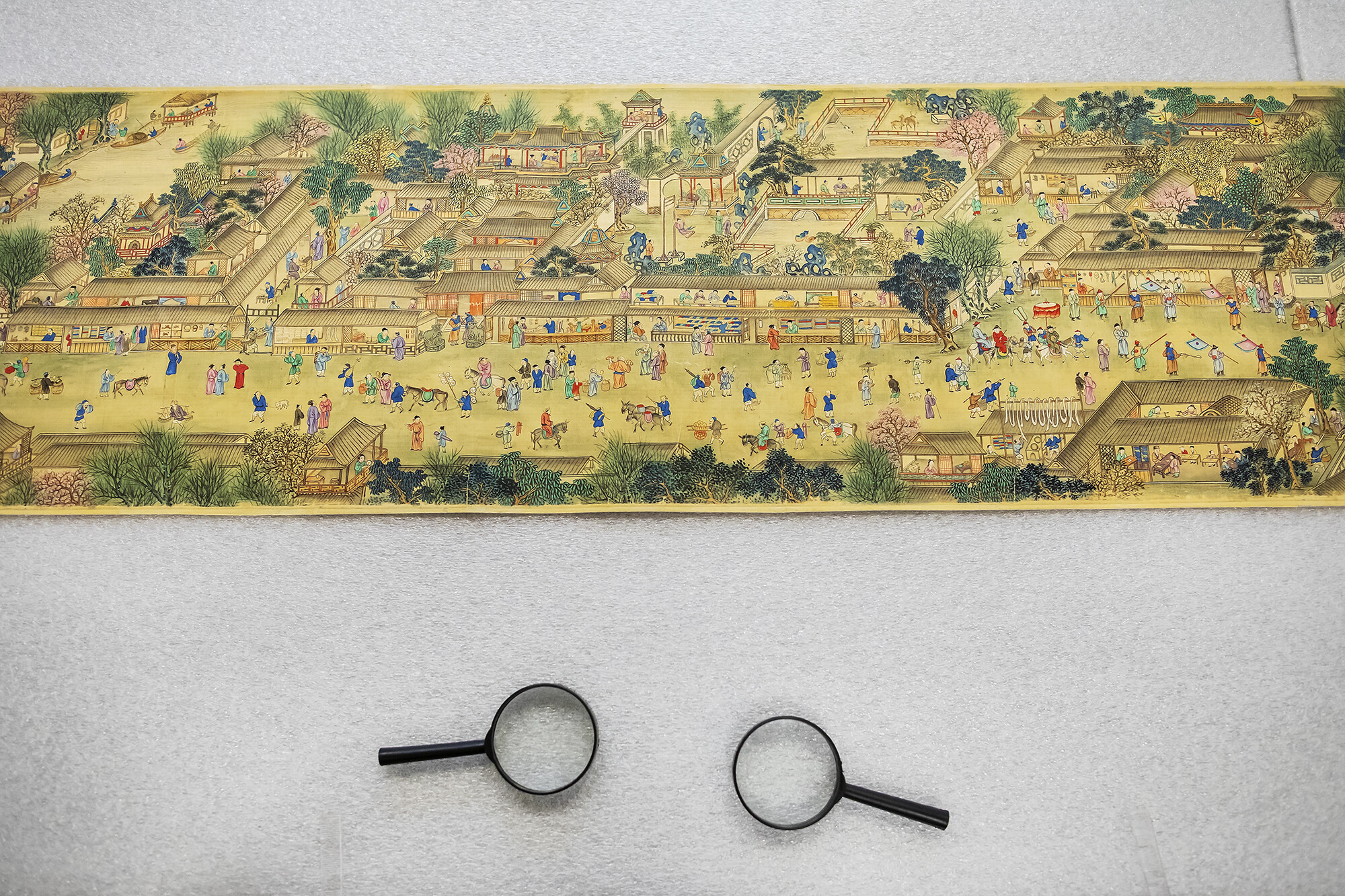 Detail of the anciaent Chinese Scroll examined in class