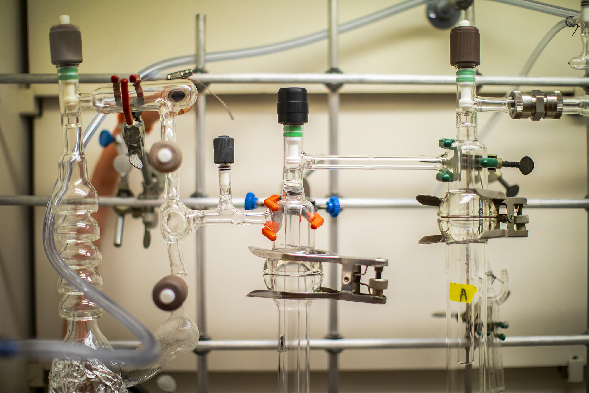 schlenk lines used in glassblowing