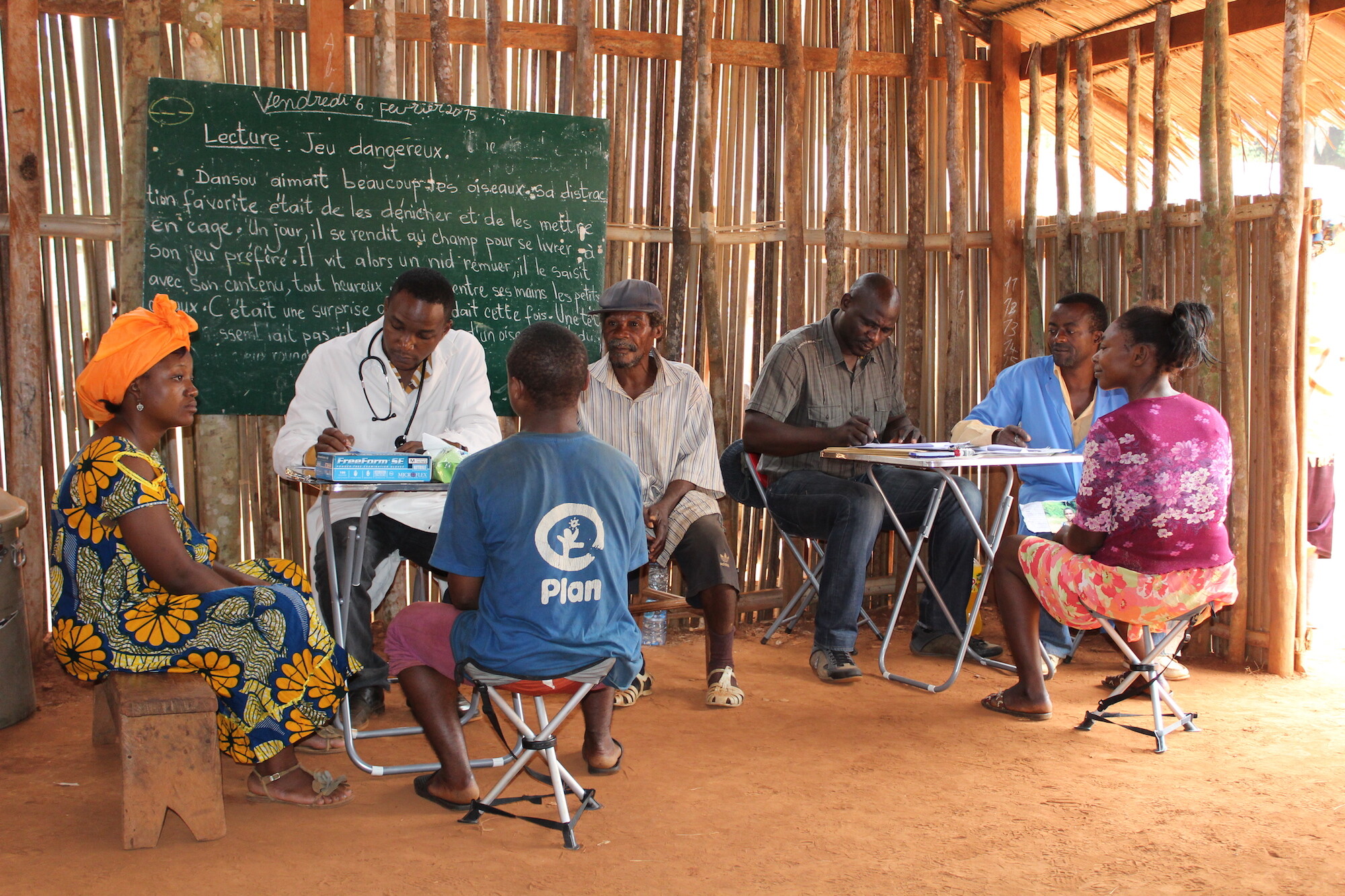 scientists collect data from study participants in a field setting