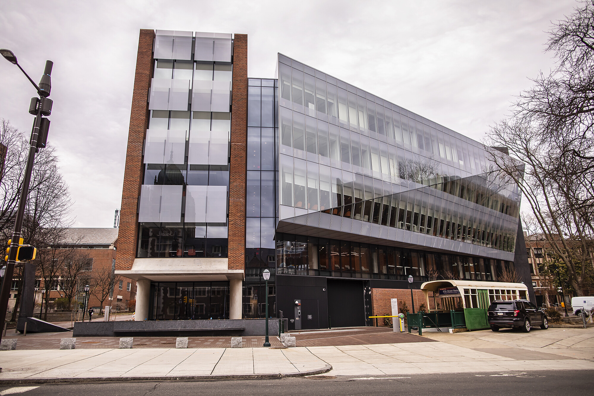 exterior of academic research building