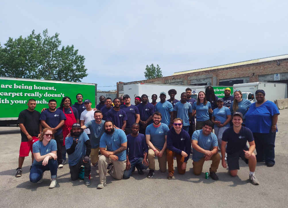 Group shot of staff at CFB