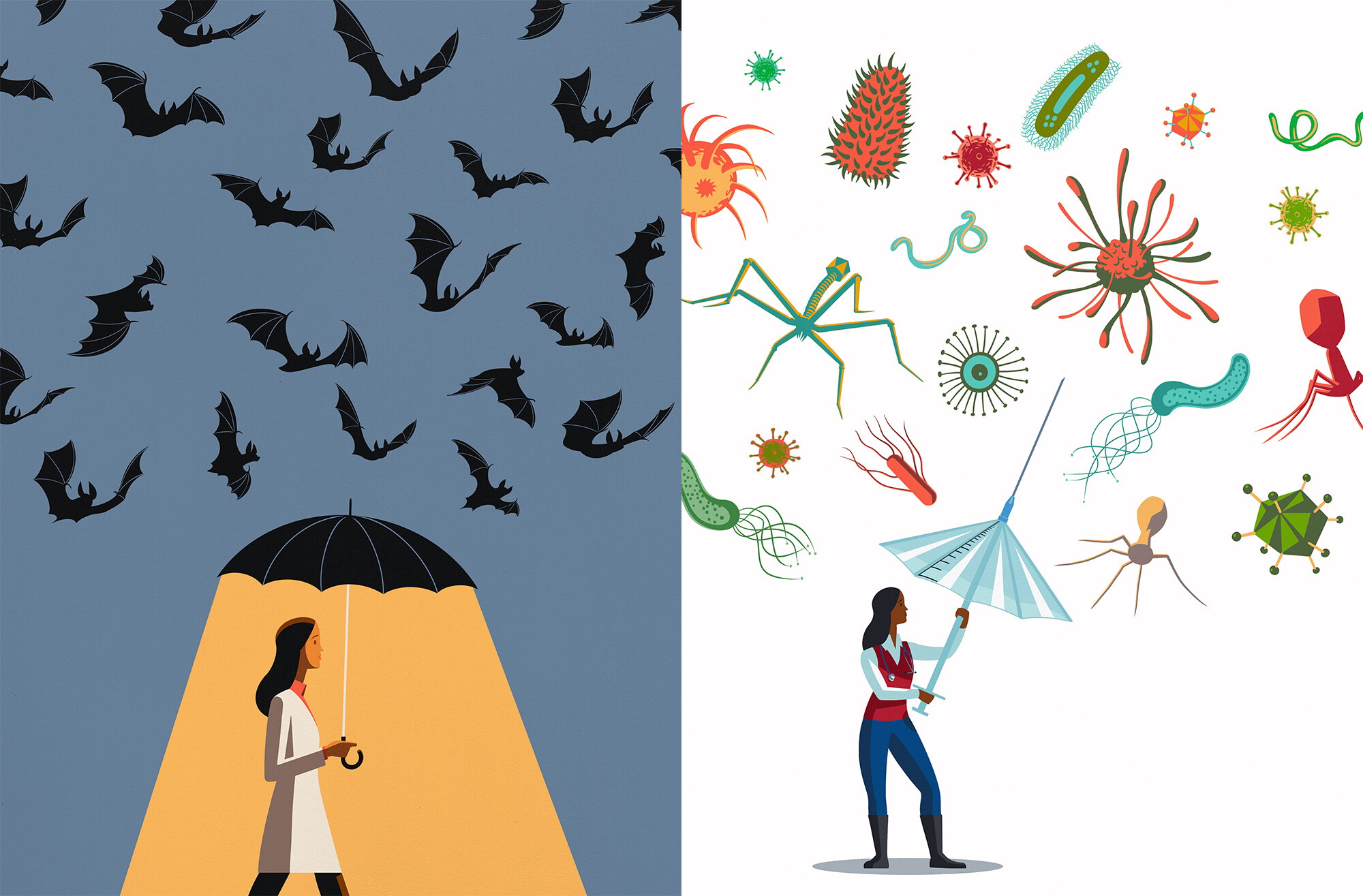 viral defense illustration