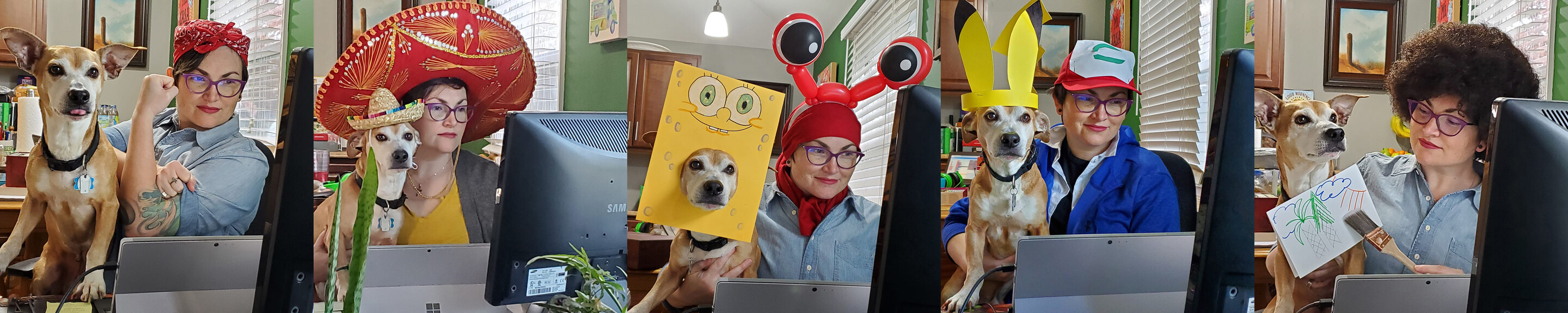 chavez with her dog
