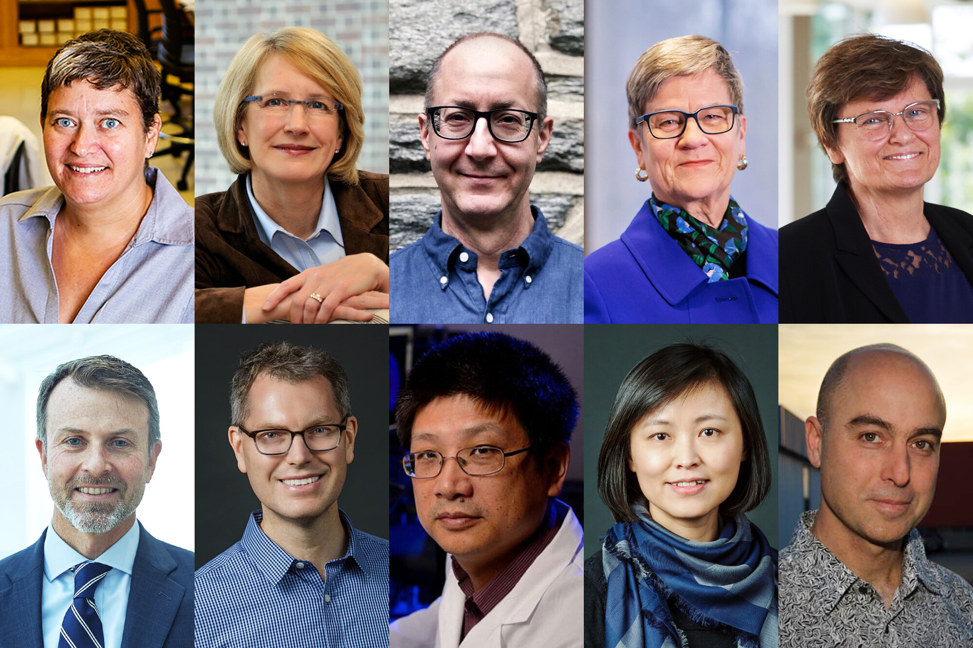 Researchers Sara Cherry, Susan Davidson, Douglas Durian, Kathleen Hall Jamieson, Katalin Kariko, I. Joseph Kroll, Mingyao Li, Hongjun Song, Duncan Watts, and E. John Wherry