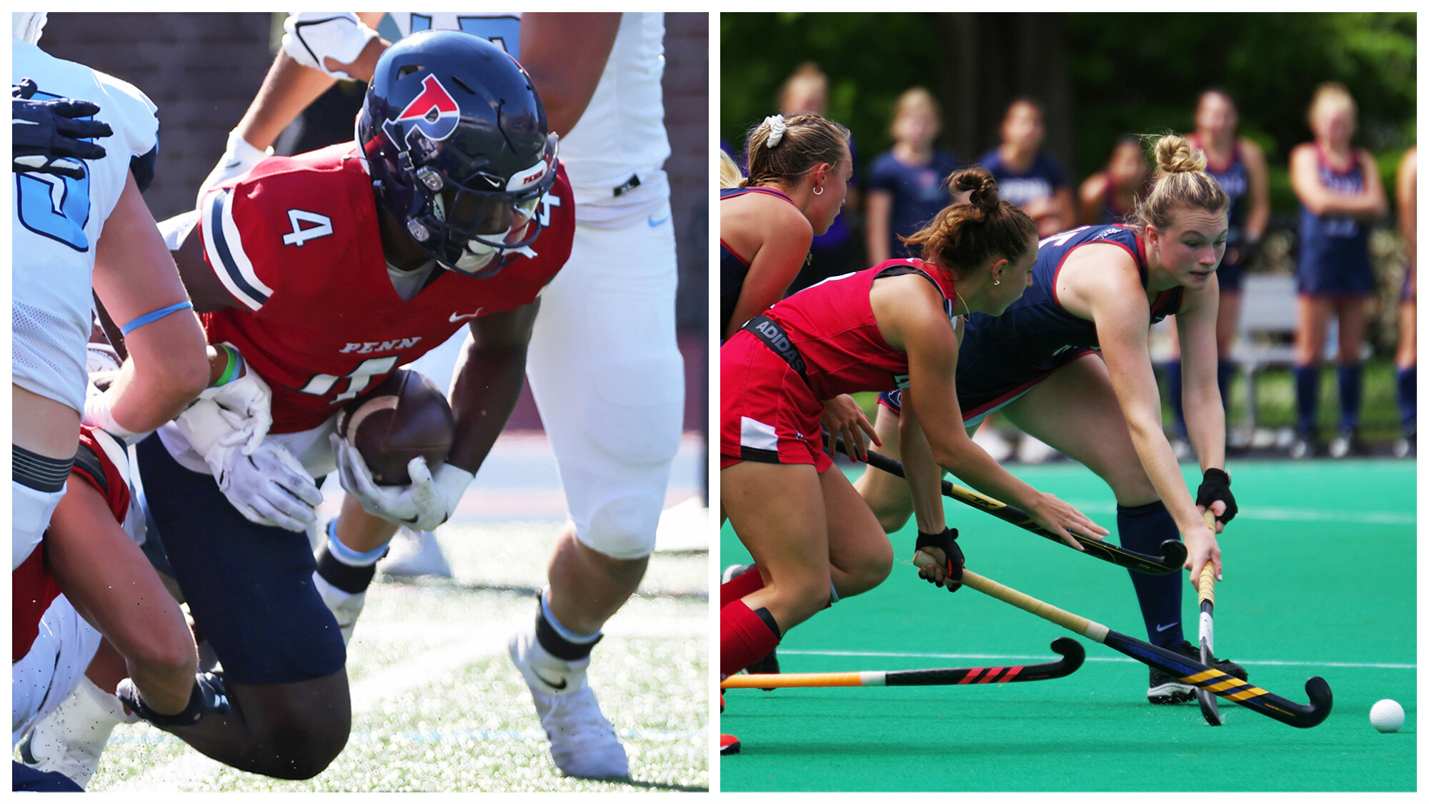 ourth-year defensive back Kendren Smith of the football team and third-year forward Allison Kuzyk of the field hockey team.