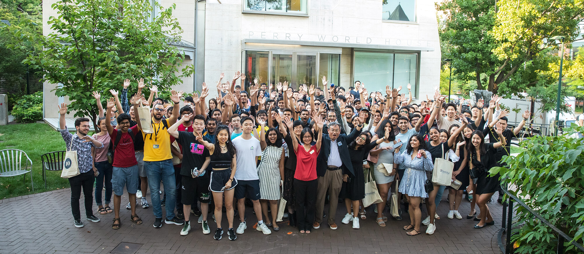 penn students at perry world house