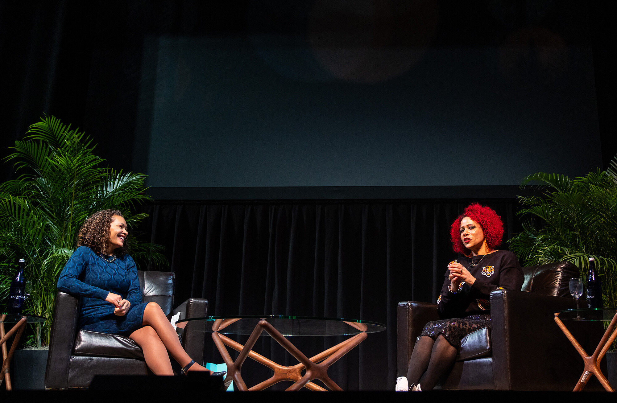 Sarah J. Jackson and Nikole Hannah-Jones at the 2023 MLK Lecture in social justice
