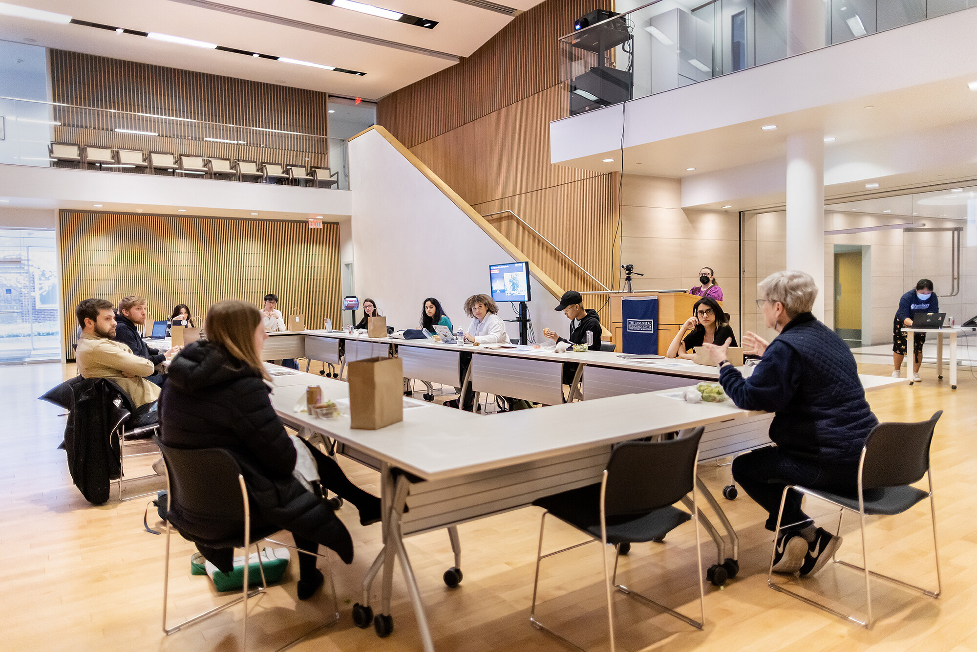 classroom in public policy center