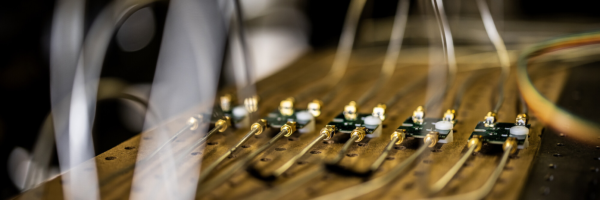 close up view of nader lab equipment 
