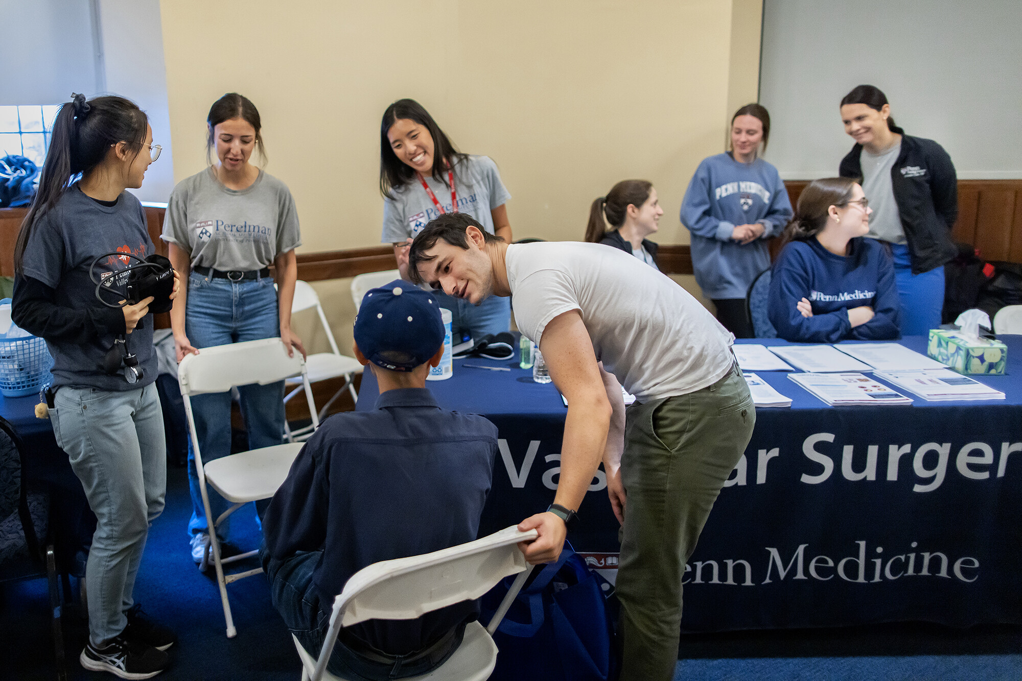 perelman students doing colorectal screenings
